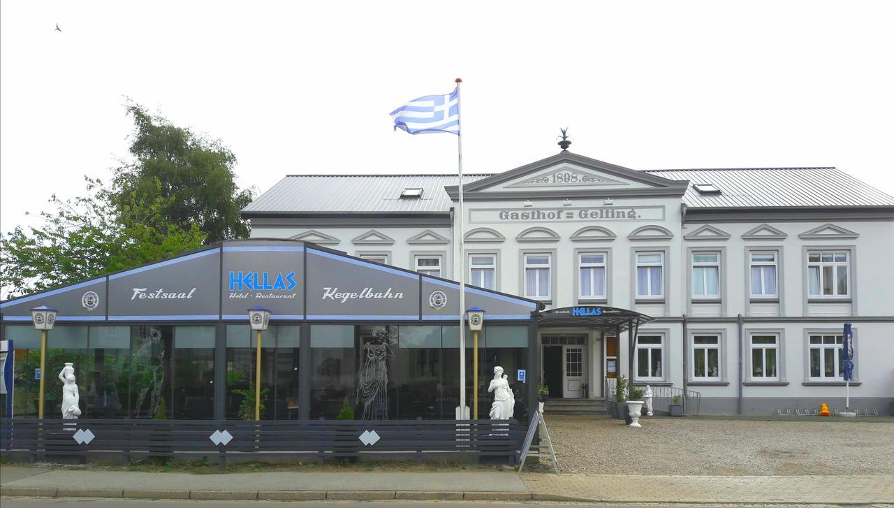 Hotel Restaurant Hellas ゲルティング エクステリア 写真